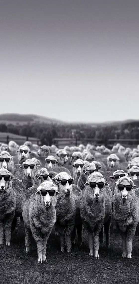 Cool Sheep Flock