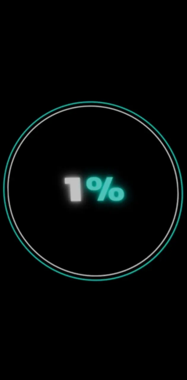 1 percent 