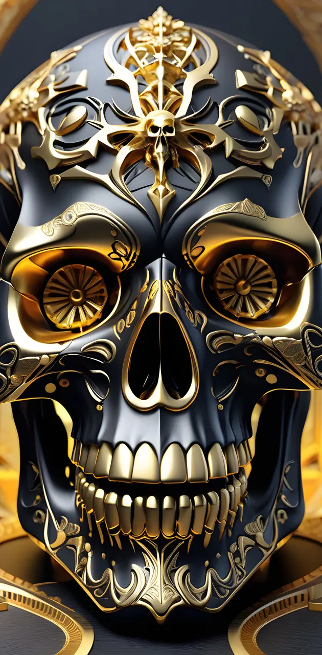 skull gold