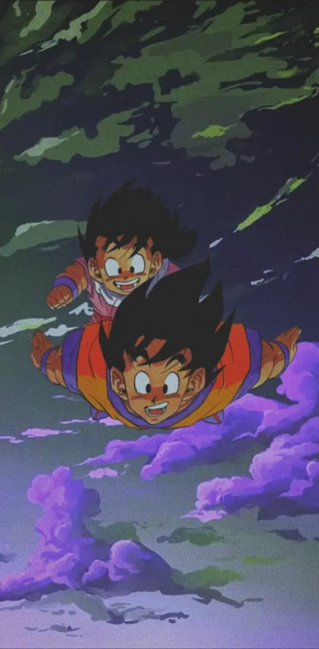 Goku Gohan fly