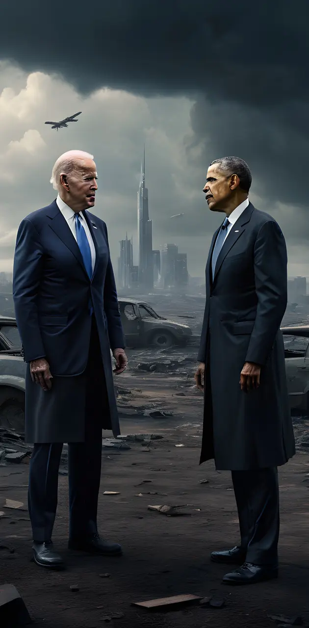 Joe Biden and Obama fighting for president role