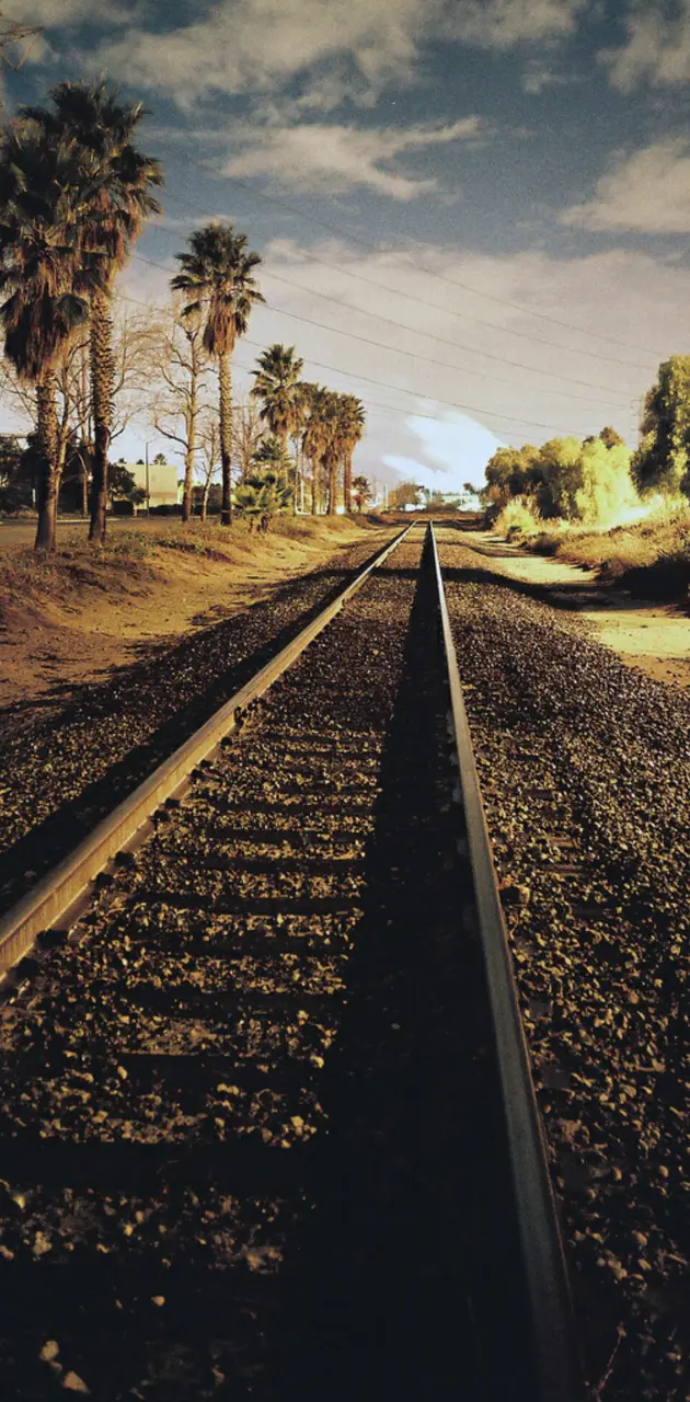 retro Train rails
