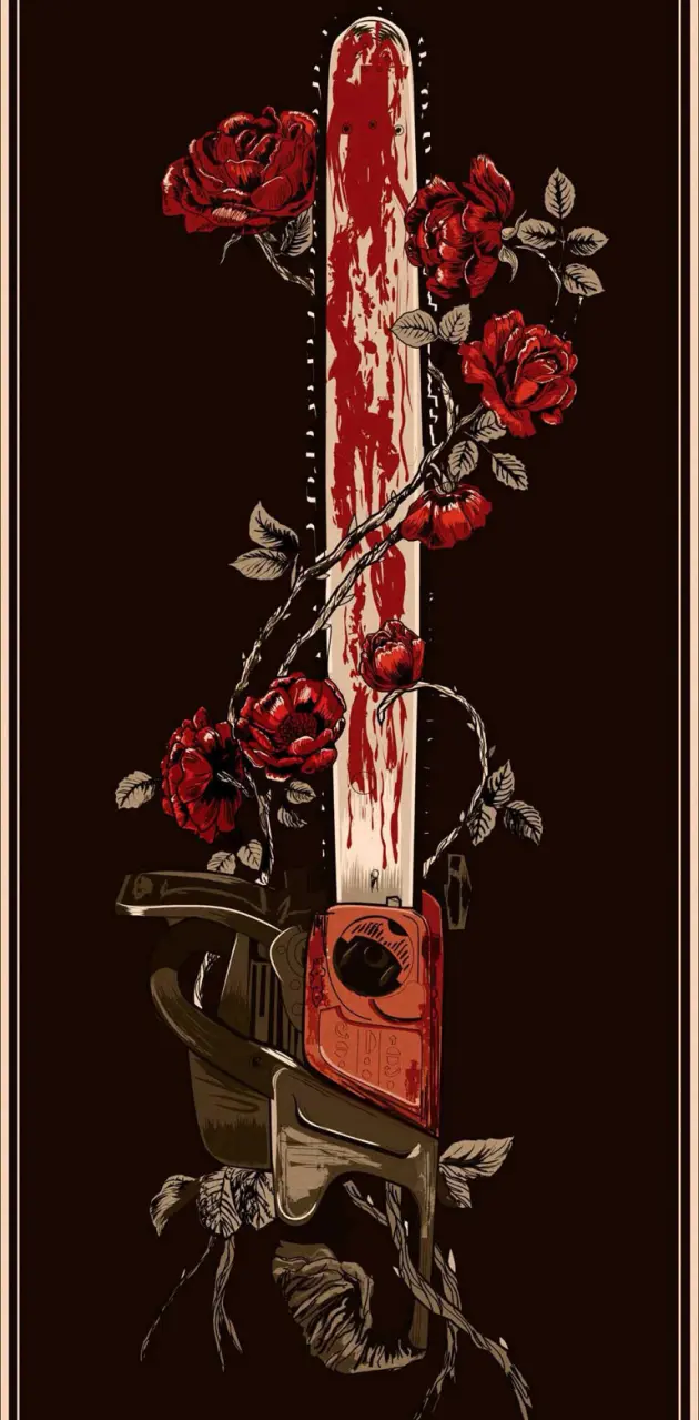 Chainsaw roses