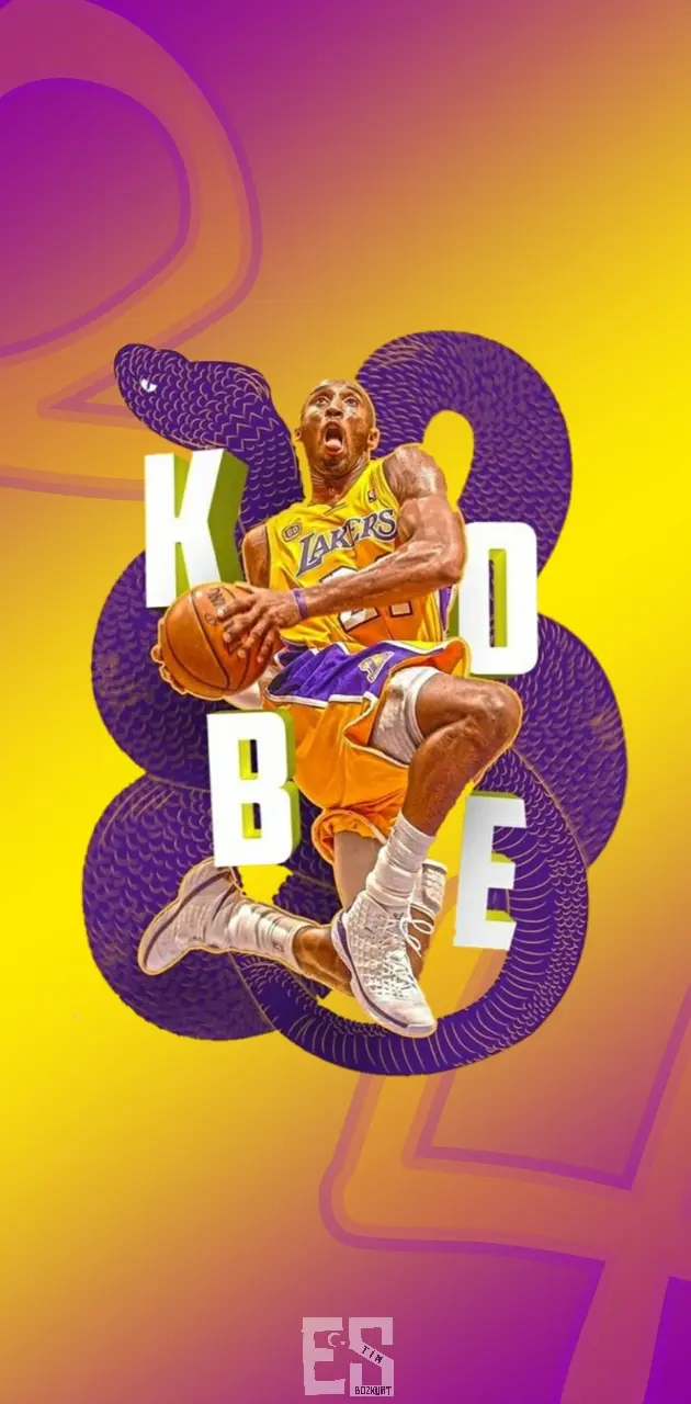 Download Lakers Black Mamba Kobe Wallpaper