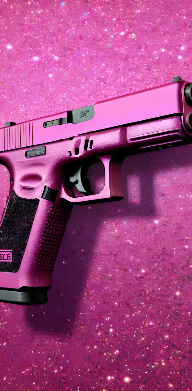 a purple handgun on a purple surface