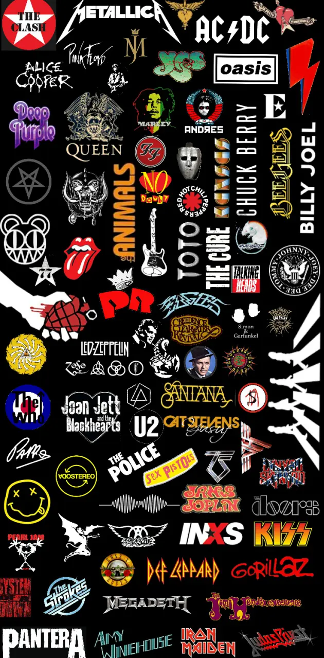 Logo band rock wallpaper by Pajarodecobre - Download on ZEDGE™ | 7347