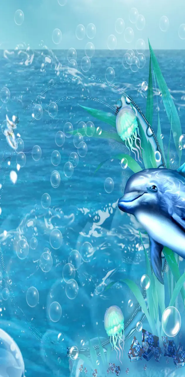 Underwater  Delfine