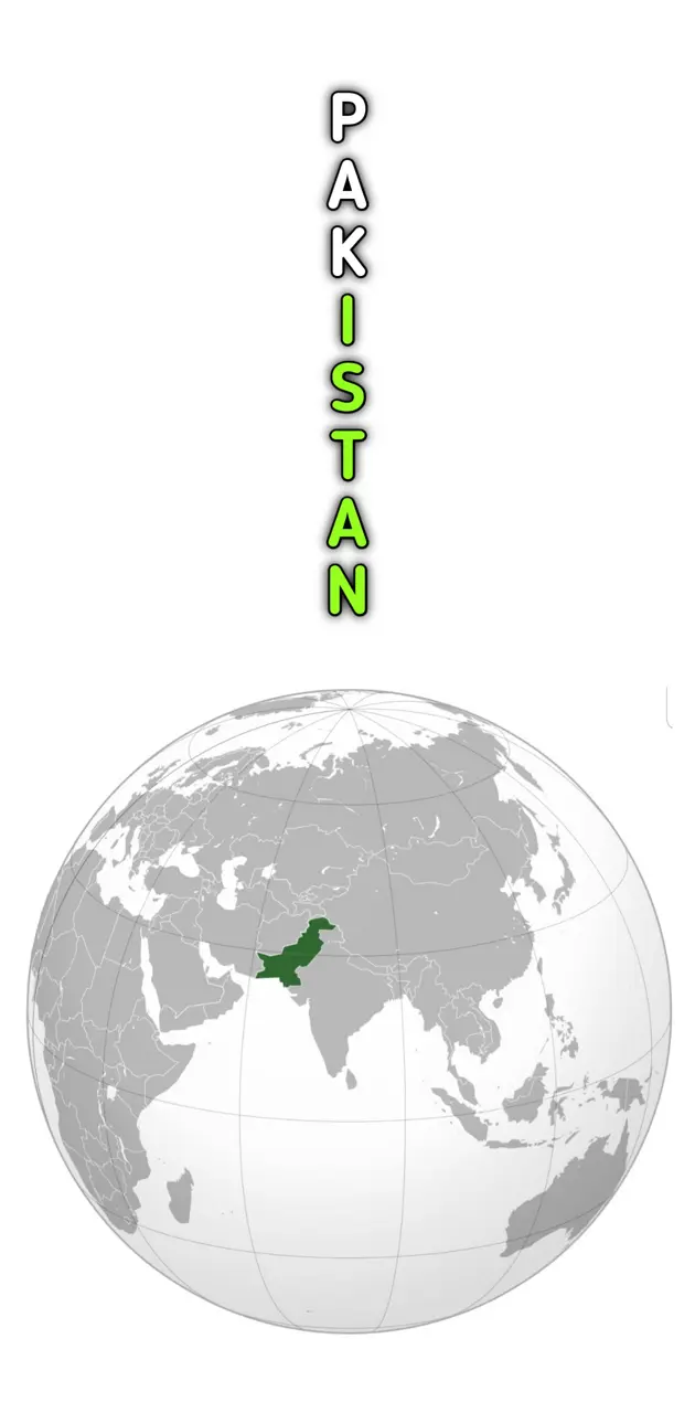 Pakistani Map Glob