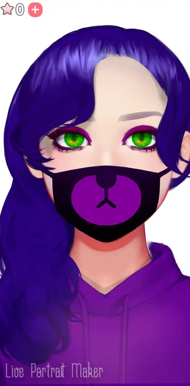 Purple snake girl