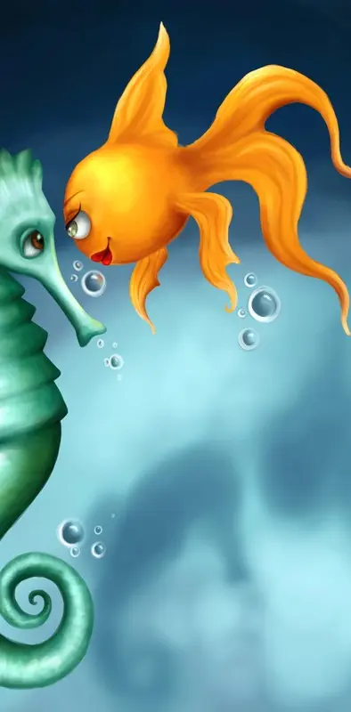 Seahorse And Friend