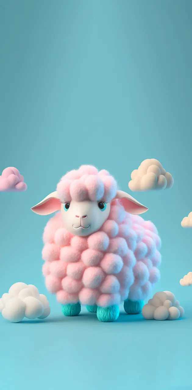 Cute Cotton Sheep