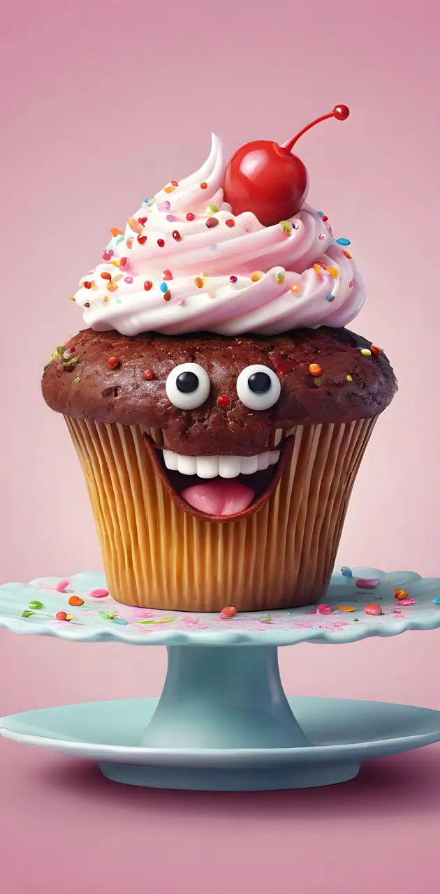 Smiley the Cupcake