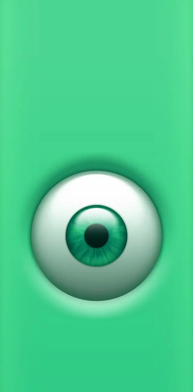Mint green eye