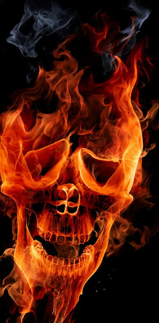 Skull In Flame