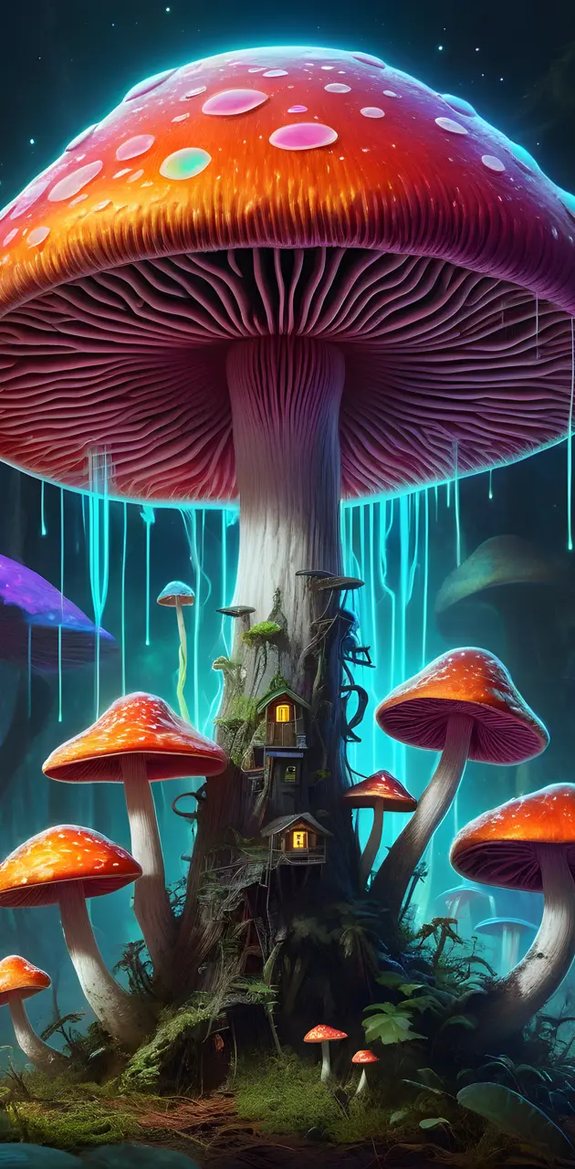 mushroom tree village