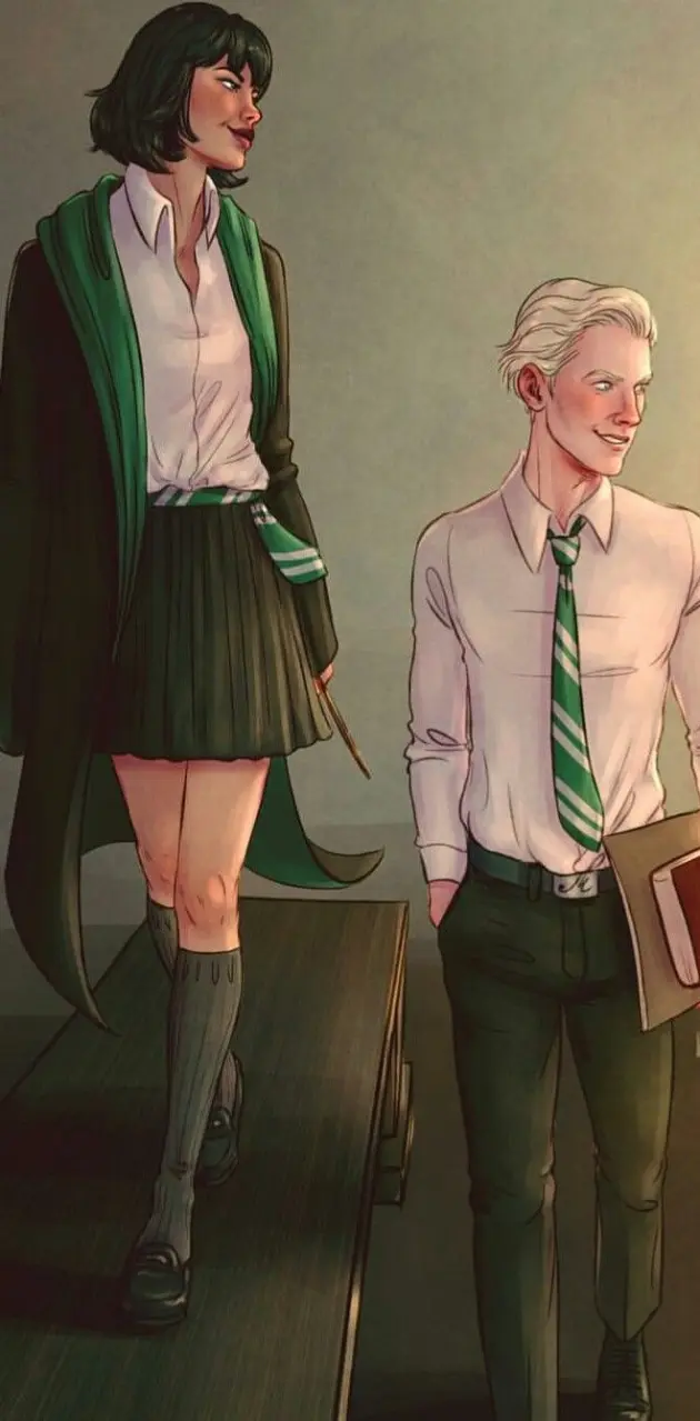 Pansy and Draco 