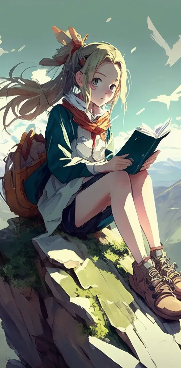 Kitap okuyan kız