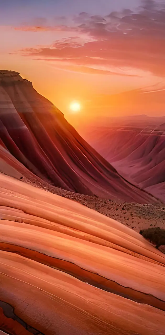Red rock sunrise 