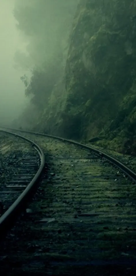 misty railway