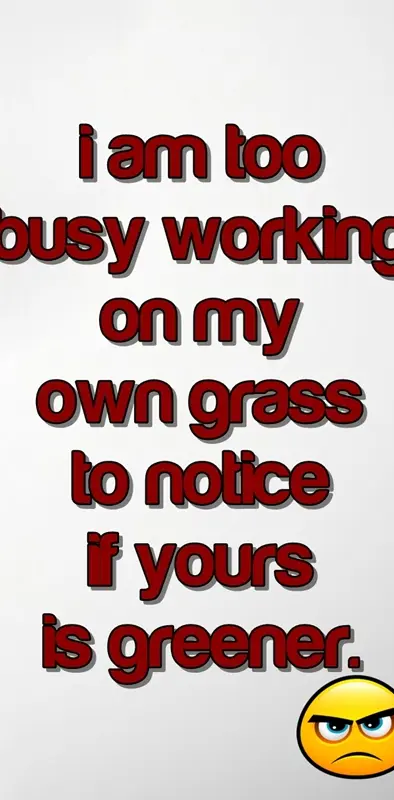 i am too busy