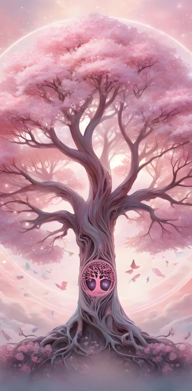 pink tree of life