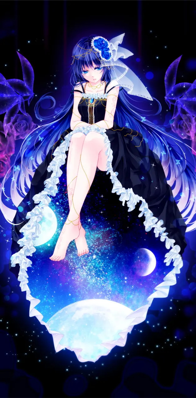 Galaxy anime wallpaper by Moon_wolf75 - Download on ZEDGE™ | 54bf