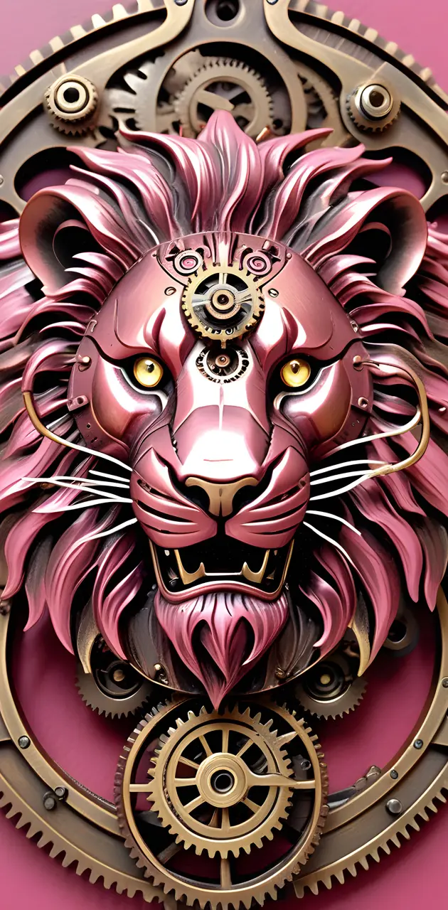 Pink Lion door