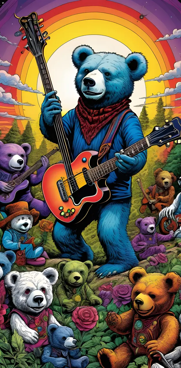 The Grateful Dead Bears tripping on L*D!!