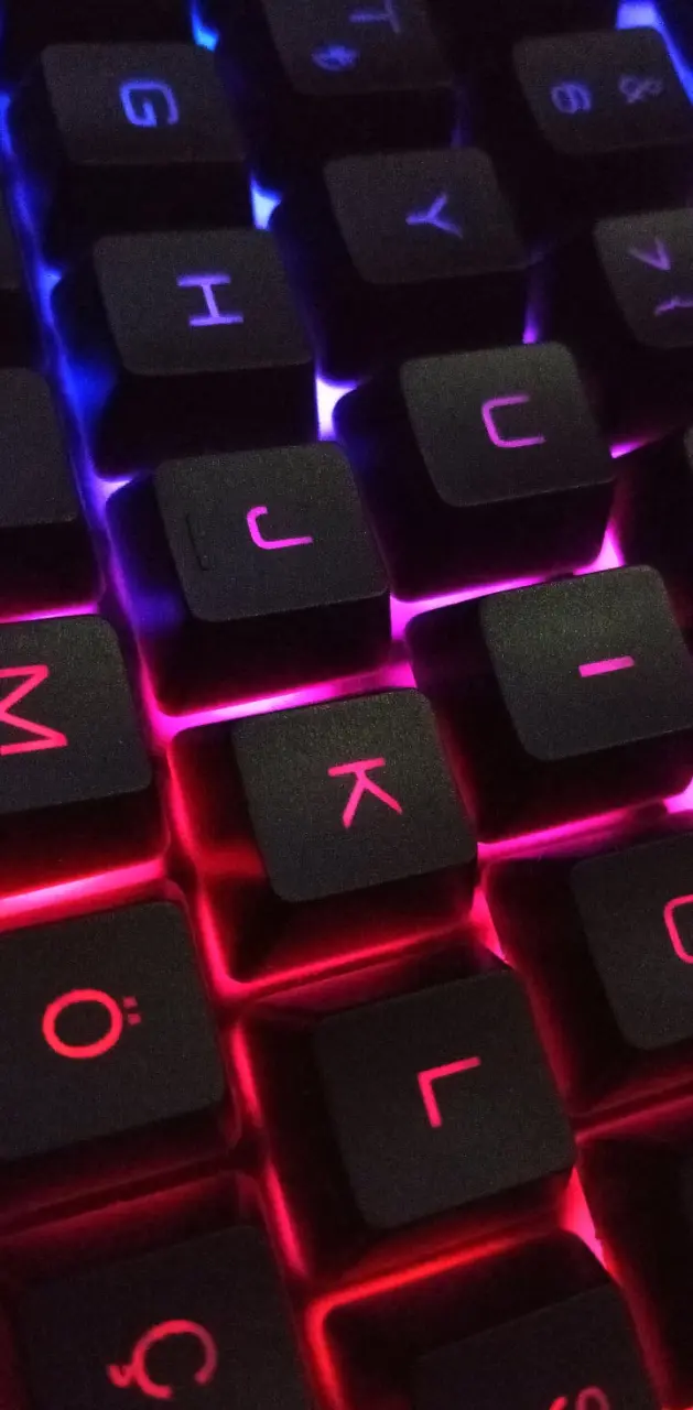 colorful keyboard 