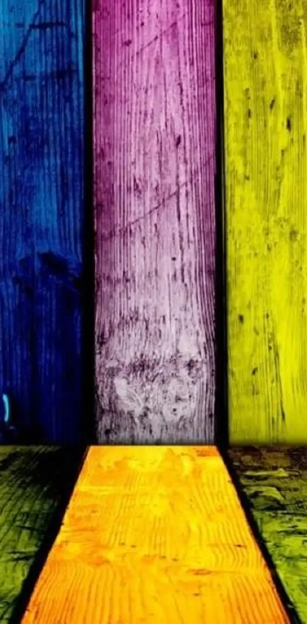 Rainbow wood