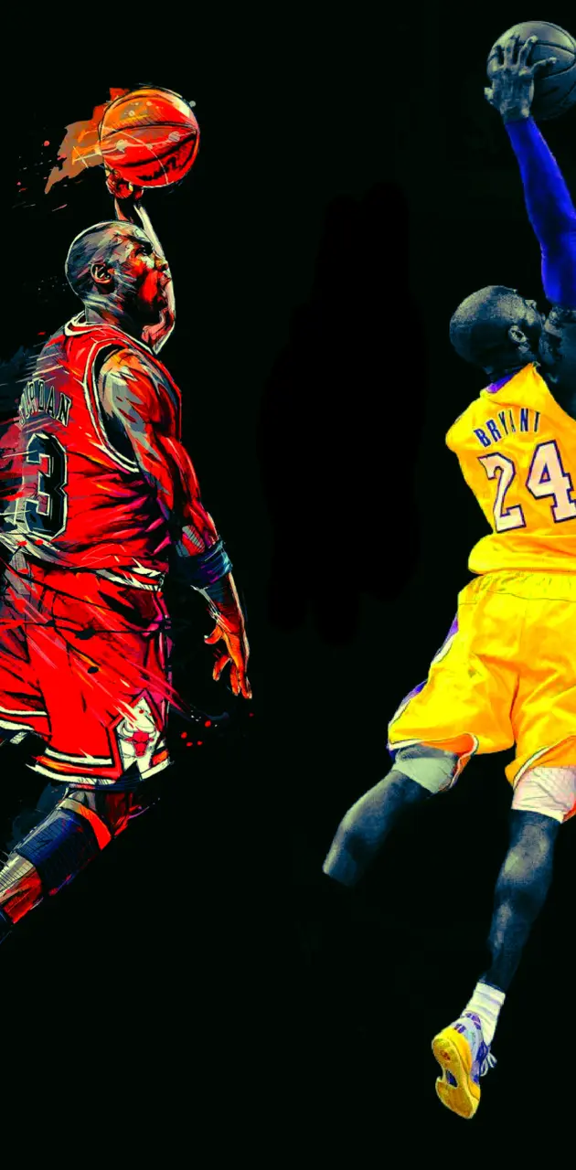 2 NBA Legends, kobe, kobe bryant, legends, micheal jordan, mj, nba