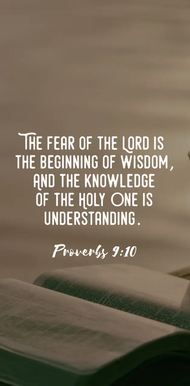 Proverbs 9 10