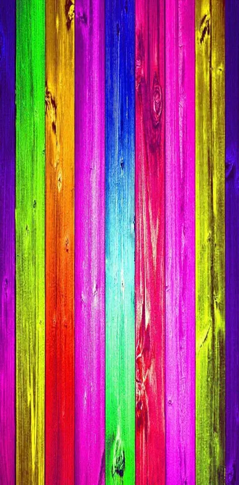 Wooden colorful