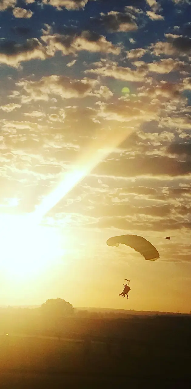 Sunset skydive 