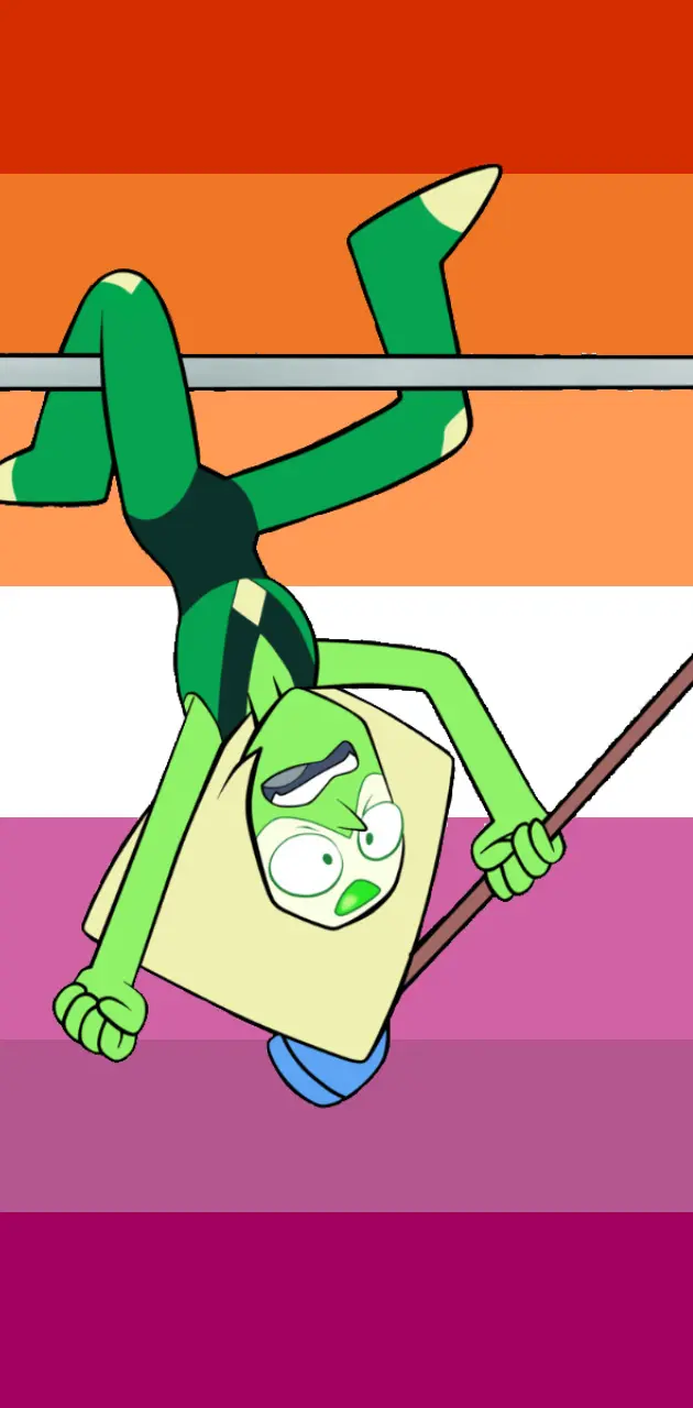 Peridot lesbian flag