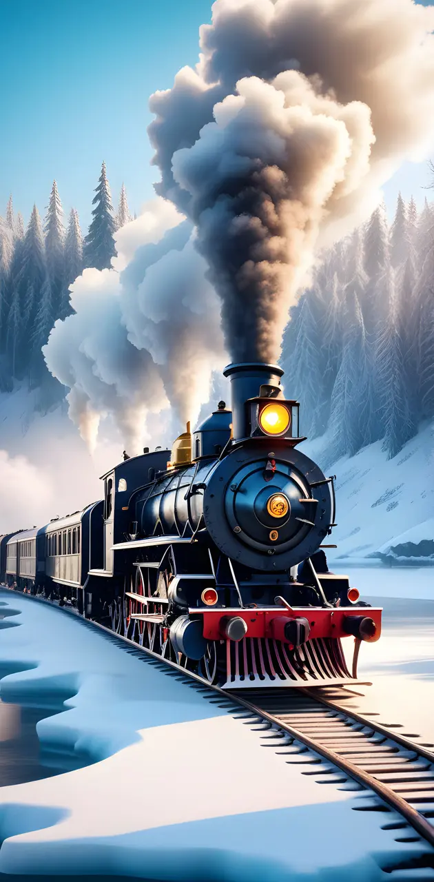 train on ice