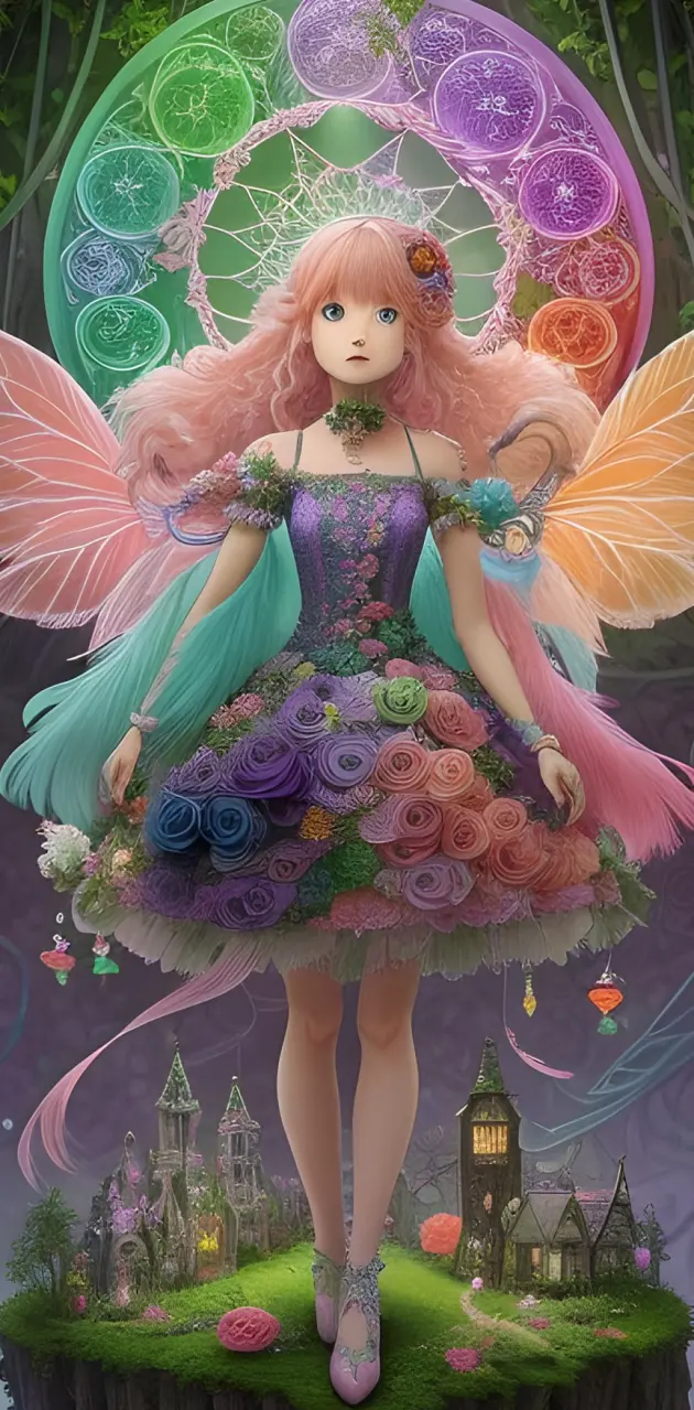 Fairy flower dress