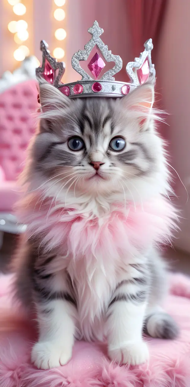 pink kitten peincess