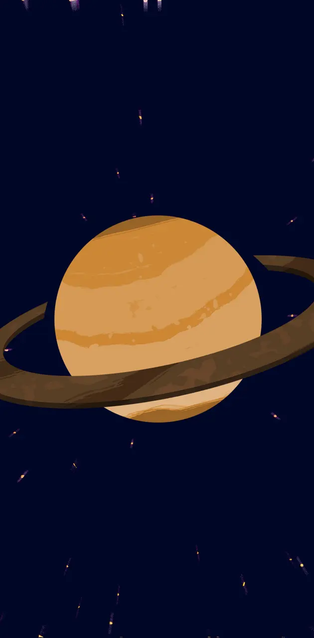 Minimalistic Saturn