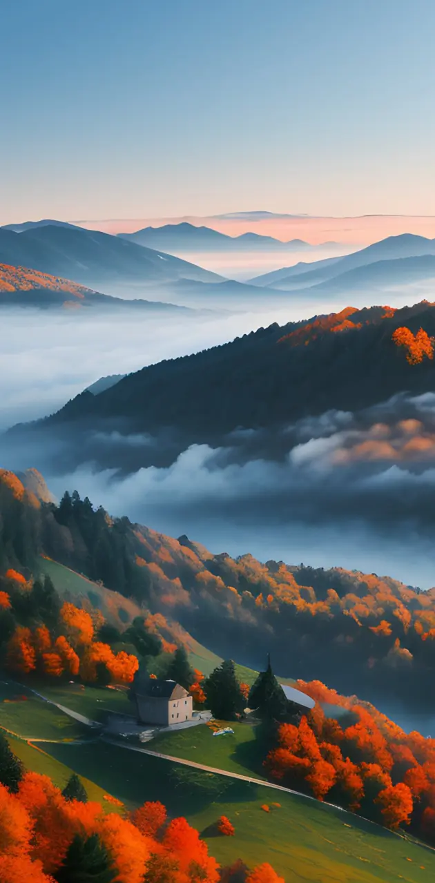 Morning Fog Mtn valley