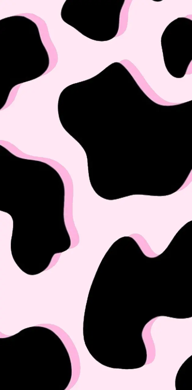Pink Cow Print