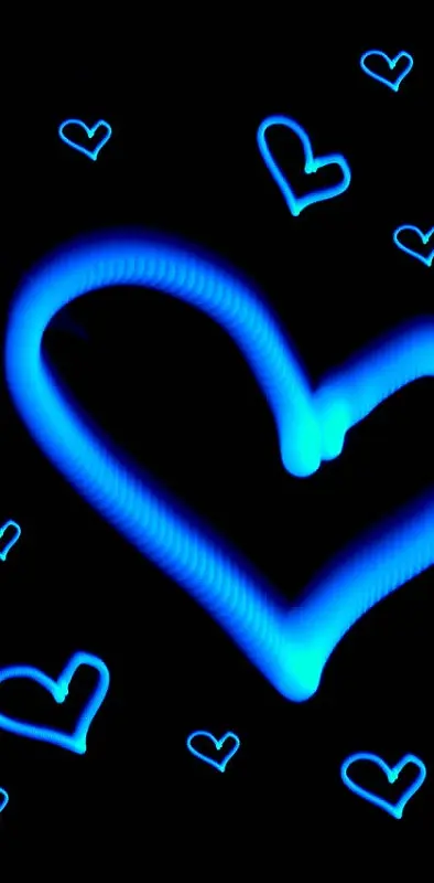 Blue Shinning Heart