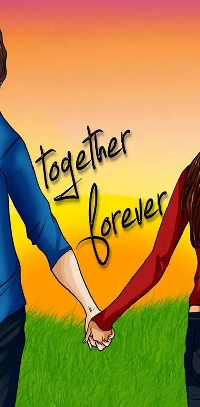 together forever hands wallpaper
