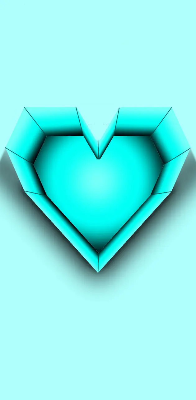 Cyan Heart Box