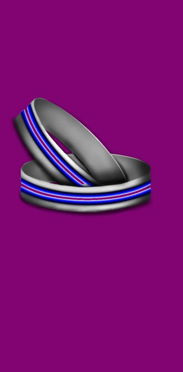 Blue and purple bands