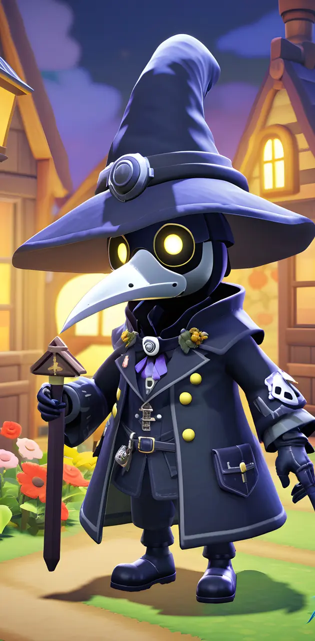 Plague doctor Animal Crossing Character