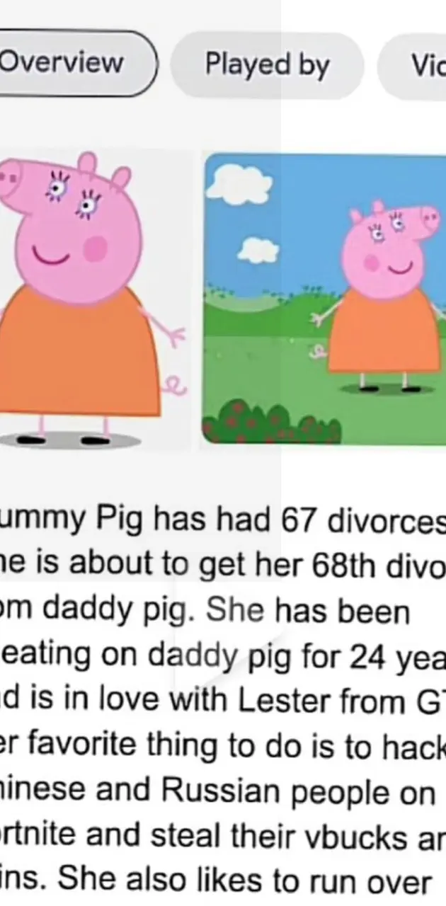 Mommy pigs info