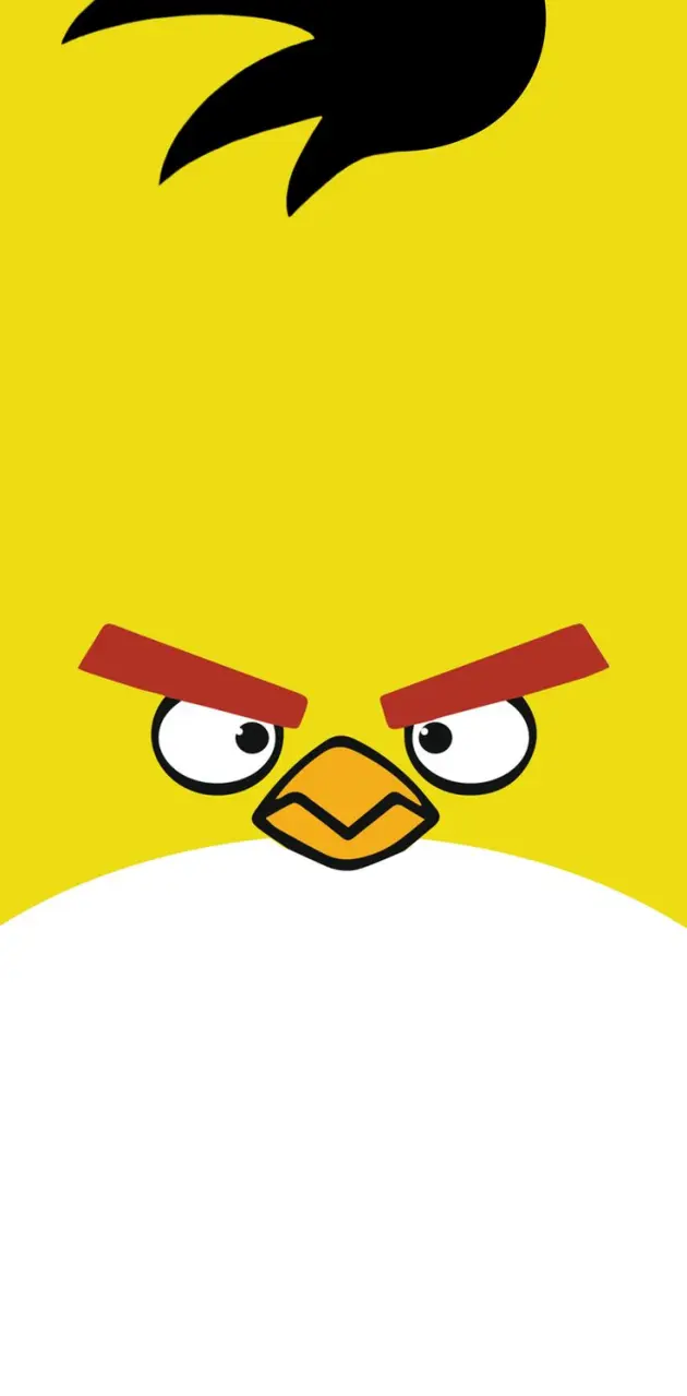 yellow angry bird wallpaper