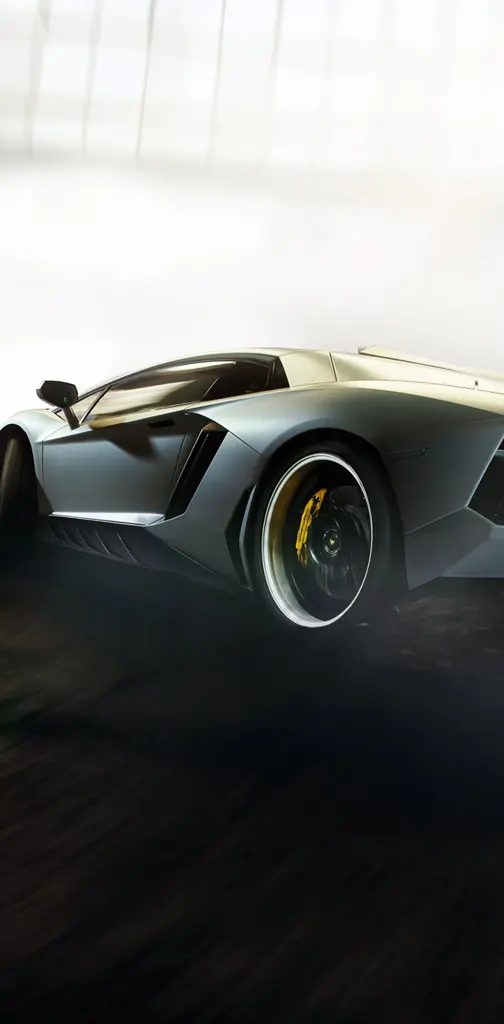 Lamborghini silver