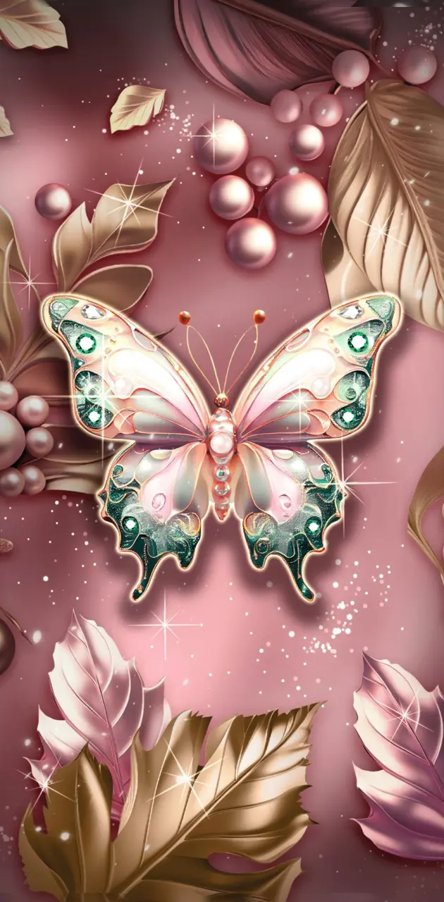 Pink luxury butterfly 